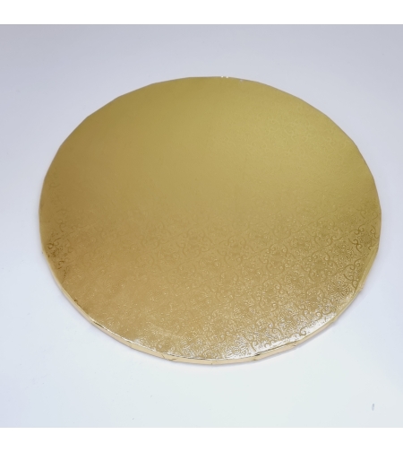 תחתית לעוגה עגולה זהב 1 ס'מ קוטר 29 ס'מ, 116C