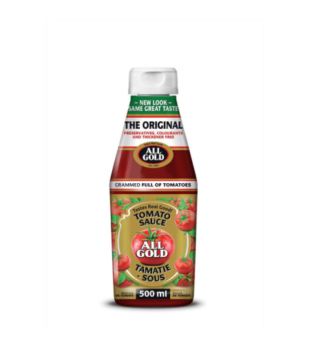 All Gold Tomato Sauce 500 ml (Squeeze) - Clearance