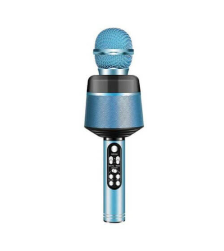 מיקרופון קריוקי Bluetooth משולב בתאורת LED