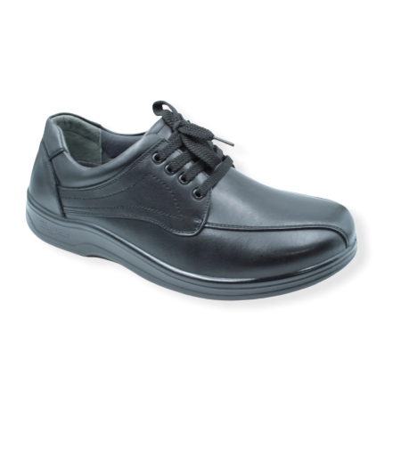 בופאלו נעל שרוכים אורטופדית רחבה לגברים 21012