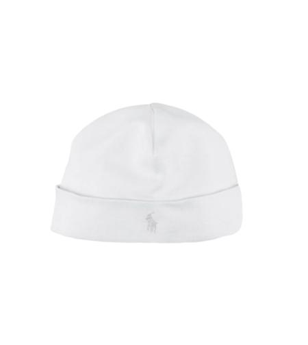 כובע לתינוק/ת Ralph lauren צבע לבן