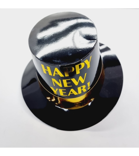 כובע מסיבה שנה חדשה מבריק זהב