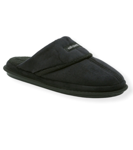 נעלי בית פיט פאן לגבר- מני פליז שחור אפור