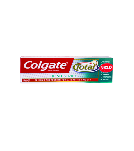 קולגייט - משחת שיניים טוטאל פרש סטריפ | 100 מ