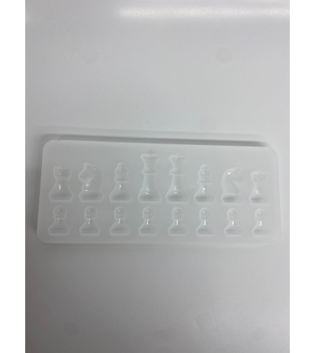 064R - תבנית סיליקון כלי שחמט