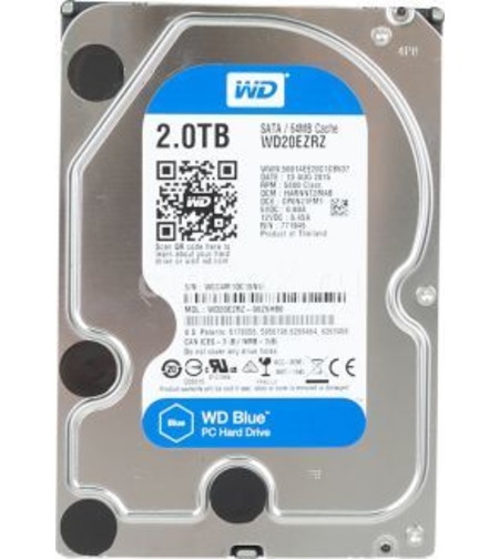 WD HDD 2.0TB 5400 64MB SATA3 3.5 Blue Western Digital