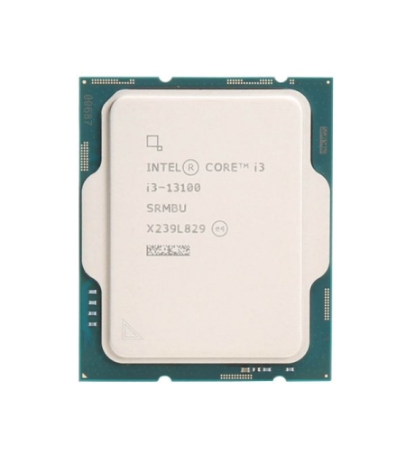 מעבד INTEL I3-13100 Tray no fan 4 cores up to 4.5 Mhz LGA1700