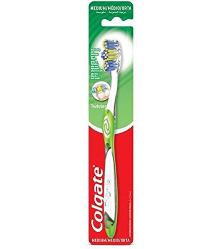 קולגייט - מברשת שיניים טוויסטר מדיום | COLGATE | TWISTER FRESH MEDIUM