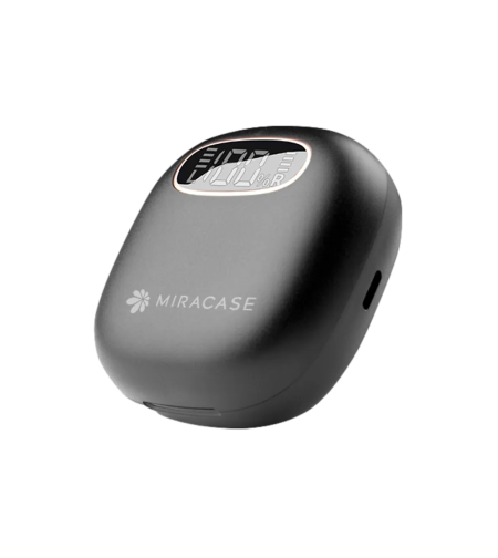 אוזניות אלחוטיות נטענות בצבע שחור ולבן Miracase True Wireless Earbuds MTWS120