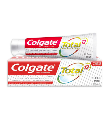 קולגייט - משחת שיניים טוטאל | קלין מינט | 100 מ