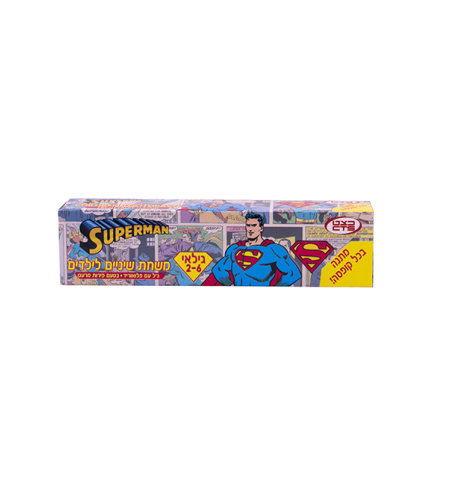 סופרמן - משחת שיניים ג'ל לילדים | לגילאי 2-6 | בטעם פירות מרענן | 50 מ