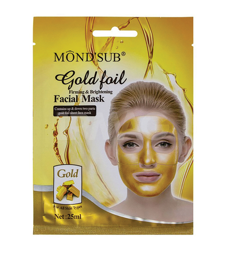 מונד סאב - מסיכת זהב לפנים | להבהרה ומיצוק העור | MOND'SUB