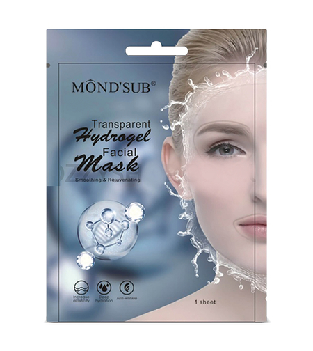 מונד סאב - מסיכת הידרוג'ל שקופה לפנים | להחלקה וחידוש העור | MOND'SUB
