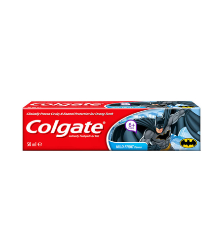 קולגייט - משחת שיניים באטמן | גילאים 6+ | 50 מ