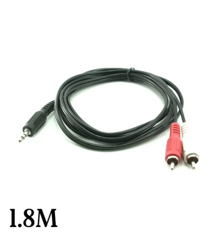 PL To 2RCA Audio Cable – 1.8m
