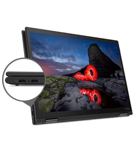 מחשב ניידLenovo ThinkPad X13 Yoga Gen 2/I5-1145/16G/512GB/4G LTE (מחודש)