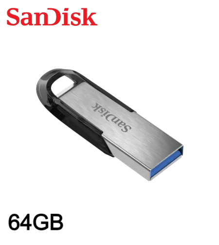 התקן  SanDisk Ultra Flair USB 3.0 64GB Flash Drive