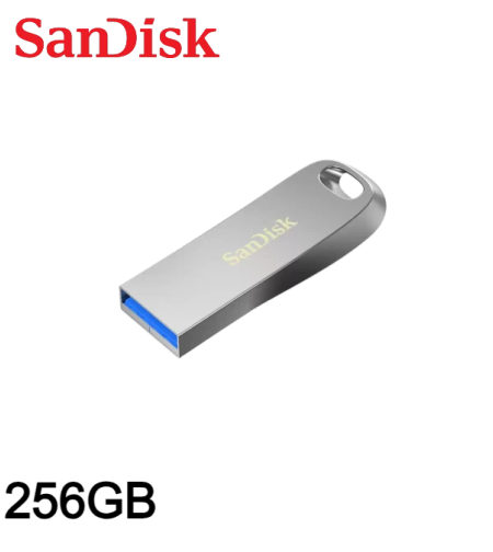 זיכרון נייד SanDisk Ultra Luxe USB 3.2 256GB  Flash Drive