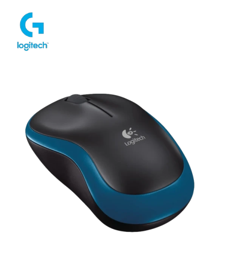 עכבר אלחוטי כחול Logitech Wireless  Mouse M185
