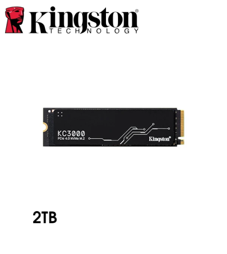 דיסק קשיח KINGSTON KC3000 PCIe 4.0 NVMe M.2 2TB SSD