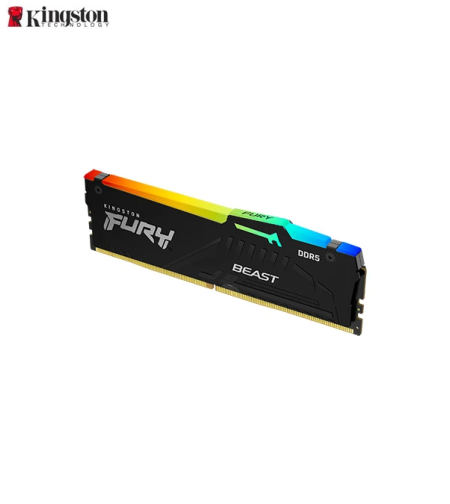 זיכרון 16GB Kingston FURY Beast DDR5 RGB