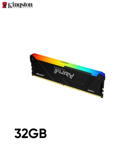 זיכרון Kingston 32GB FURY Beast DDR4 RGB