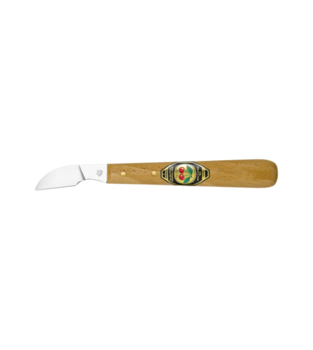 סכין גילוף מסורתית, ידית עץ, להב ארוך בזווית 3352, קירשן