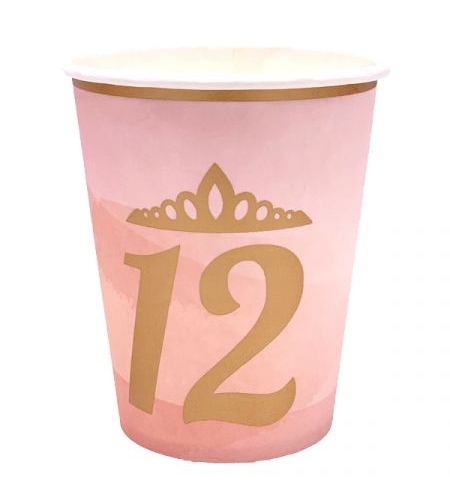 כוסות נייר - מזל טוב 12 (8 יח')