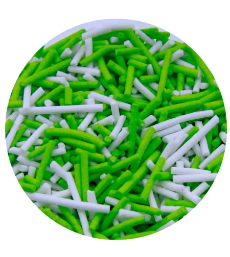 סוכריות איטריות ארוכות ירוק לבן 65 גרם