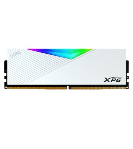 זכרון למחשב ADATA XPG Lancer Customizable RGB DDR5 U-DIMM 32GB 6000MHz White AX5U6000C3032G-CLARWH