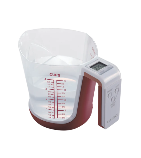 כוס מדידה דיגיטלית בצבע אדום דגם Nakiri EK6331