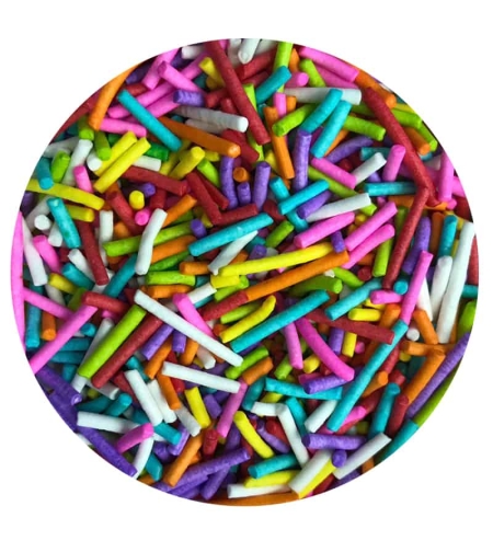 סוכריות איטריות ארוכות צבעי קשת 65 גרם