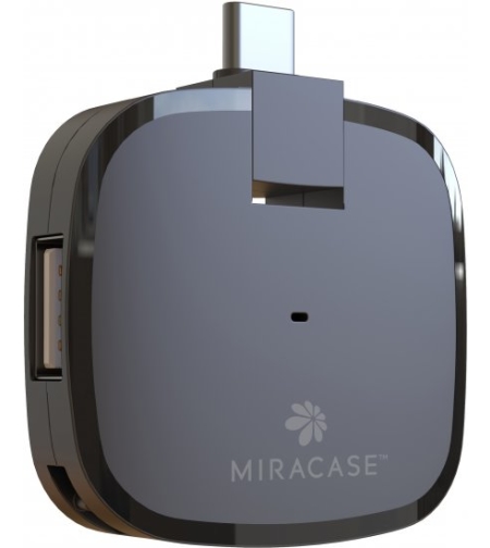 מפצל בחיבור USB מסוג C ל-3 חיבורי Miracase MHUB400 USB 2.0