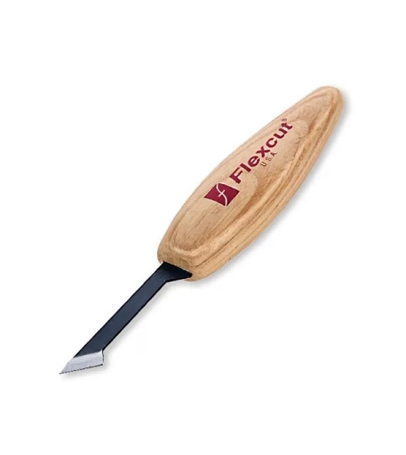 סכין גילוף לפרטים בסקיו - TOOLEDEN FLEXCUT Detail Skew Knife