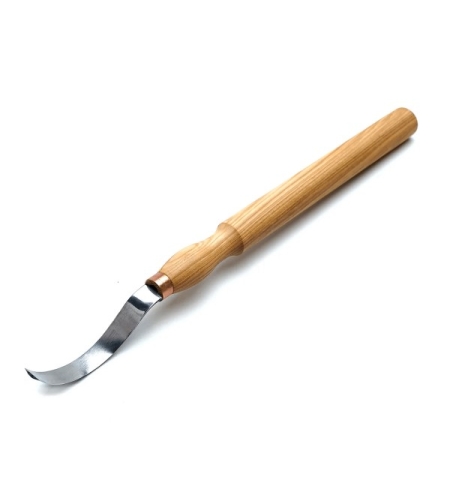 סכין גילוף מעוקלת דו צדדית ארוכה TOOLEDEN BEAVERCRAFT SK3LONG