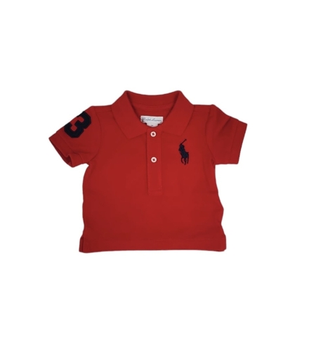 חולצת פולו Ralph Lauren ג'רזי אדומה