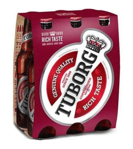 בירה טובורג אדום 330 מ
