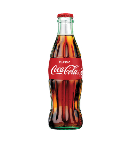 קוקה קולה קלאסי זכוכית 350מ
