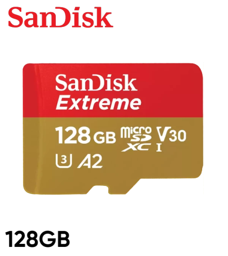 כרטיס זיכרון SanDisk Extreme microSDXC™ UHS-I CARD  128GB