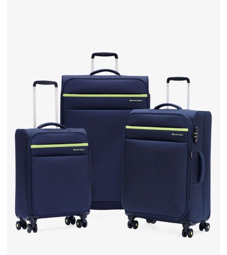 סט מזוודות רכות דגם Mariner תוצרת המותג MarcoPolo.