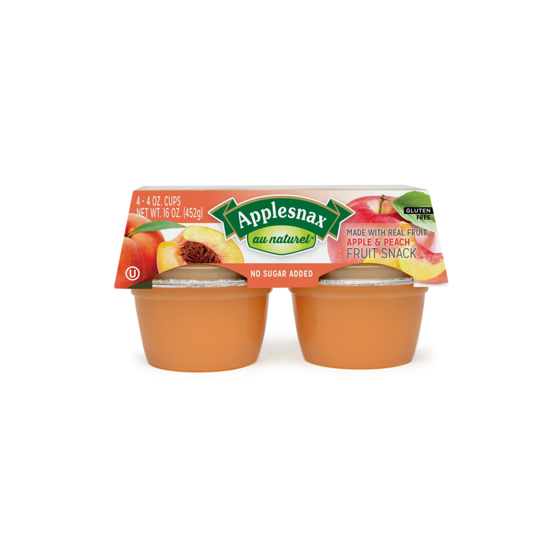 Applesnax Peach No Sugar Added