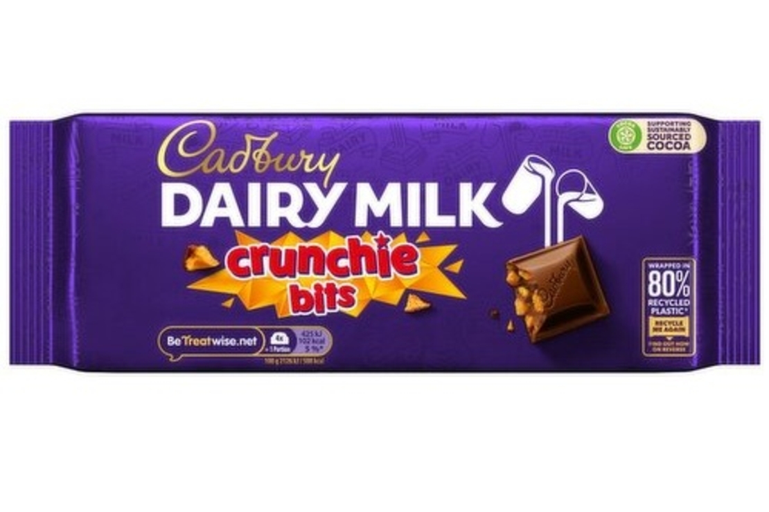Cadbury (UK) Dairy Milk with Crunchie bits 180 gr