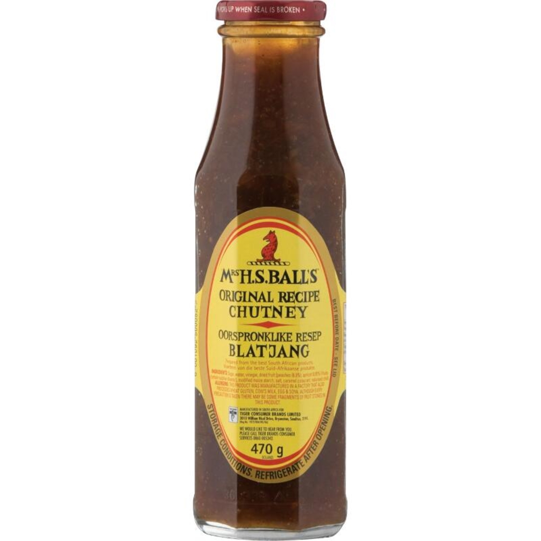Mrs Ball Chutney Original 470 gr