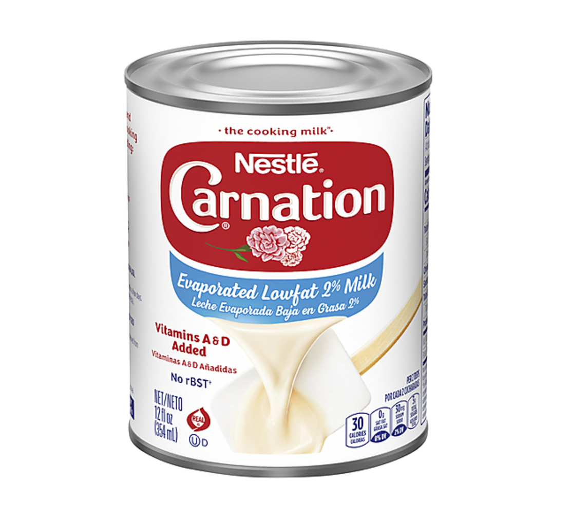 Nestle Carnation Evaporated Lowfat 2% Milk 354 ml