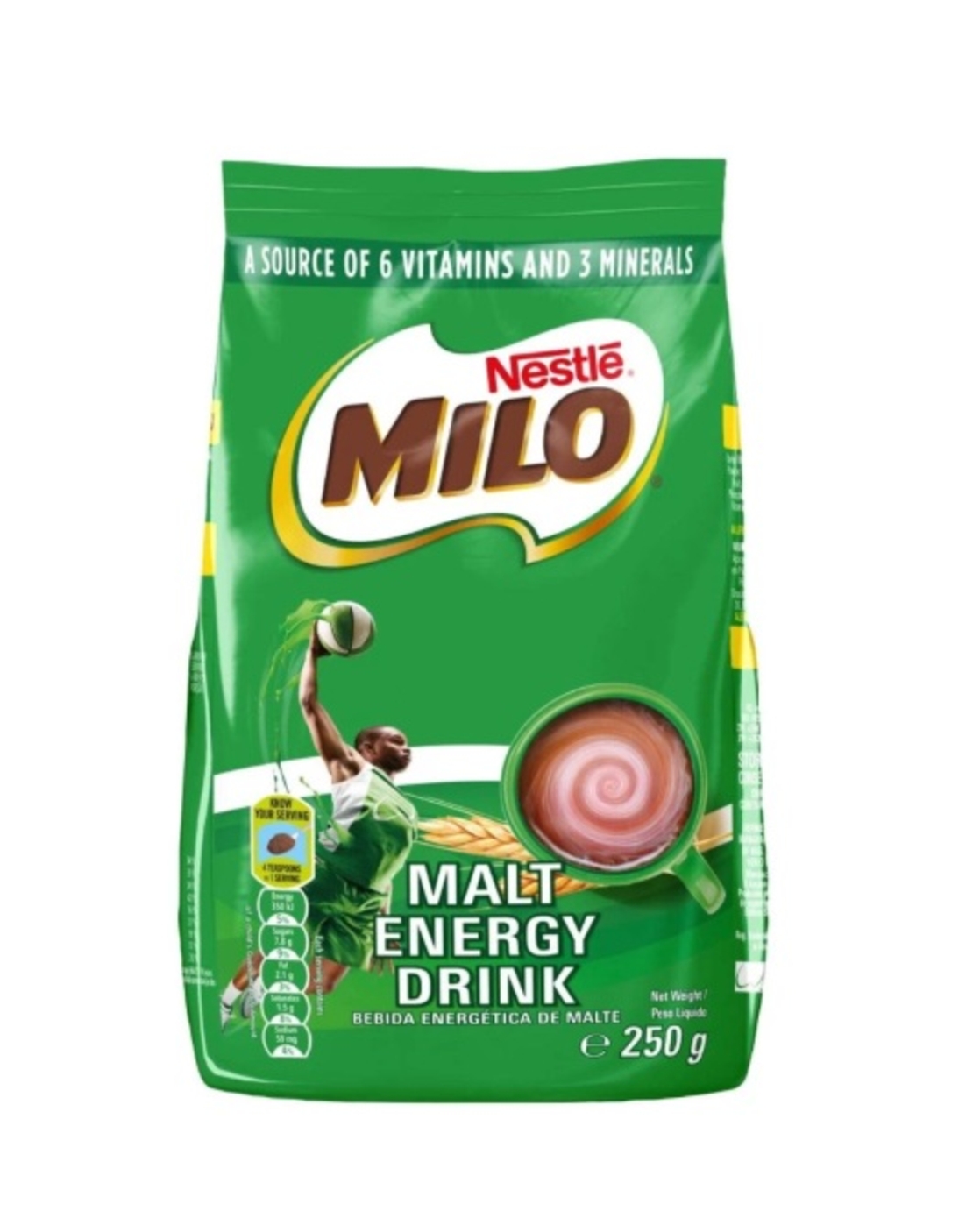 Nestle Milo Malt Energy Pouch 250 gr
