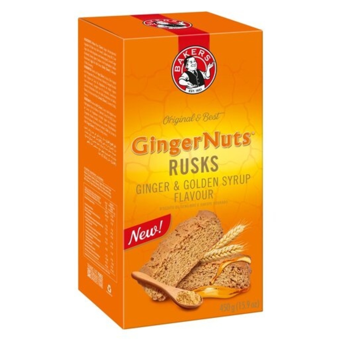 Bakers Ginger Nuts Rusks 450 gr
