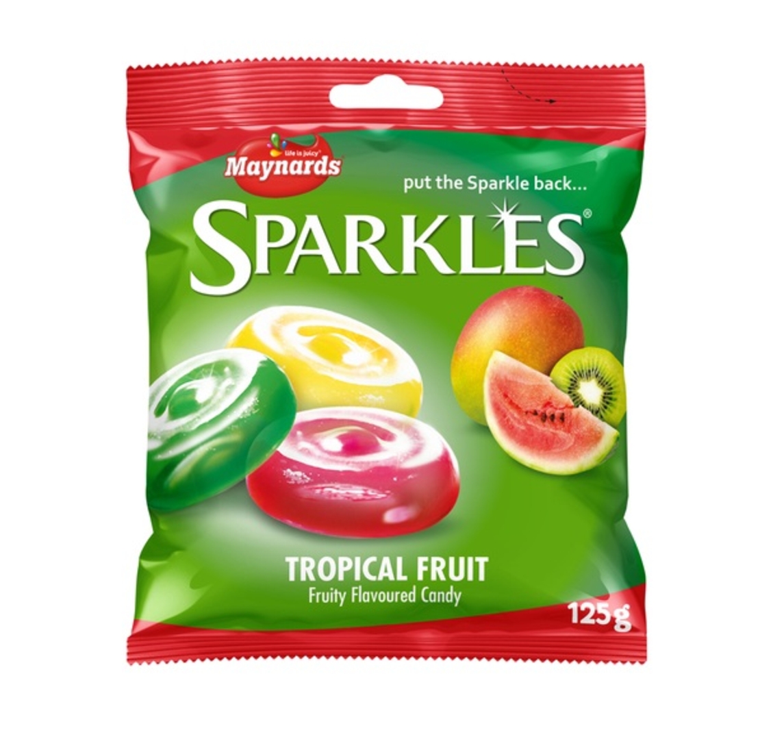 Beacon Sparkles Tropical Fruit 125gr