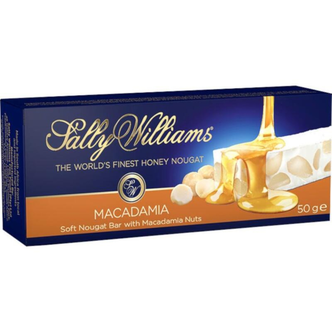 Clearance - Sally Williams Nougat Macadamia 50gr