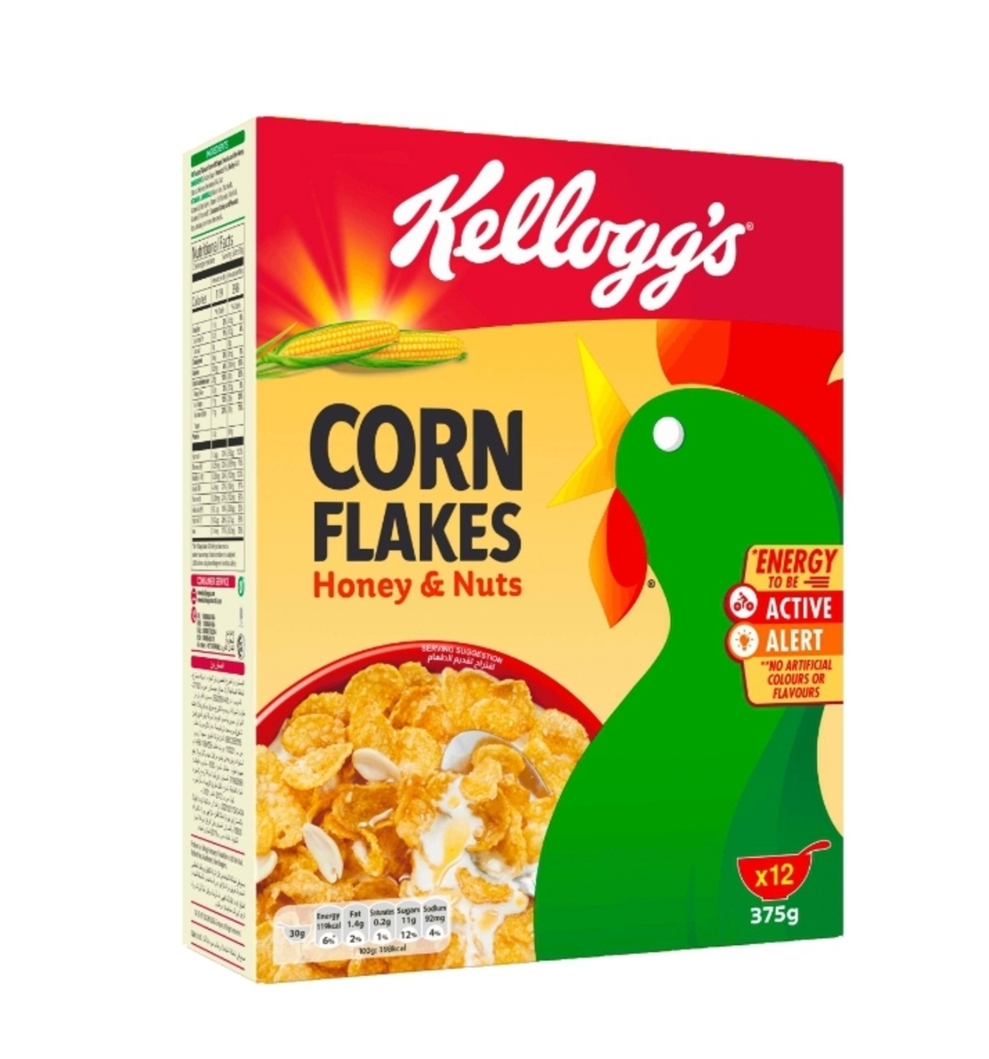 קאלוגז דגני בוקר דבש ובוטן 375גר