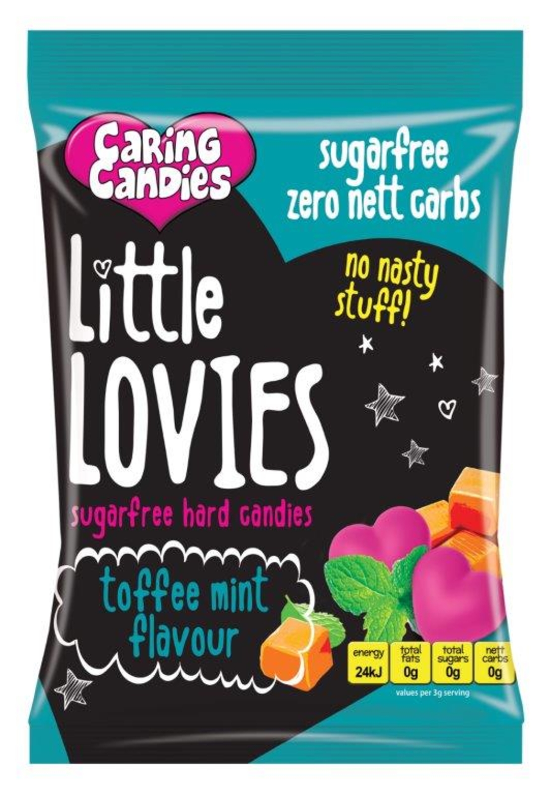 Little Lovies - Sugar Free Toffee Mint 100g or 1 kg